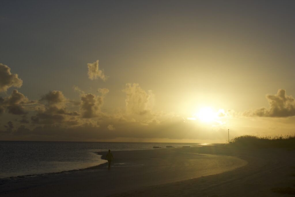 Sunrise on a Spanish Wells Beach.